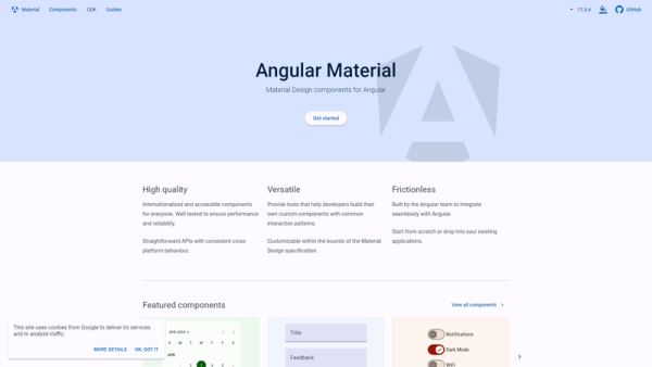 Angular Material UI