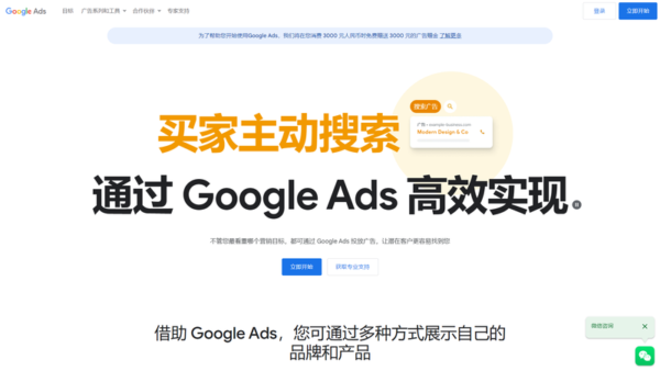 Google Ads(投广告)