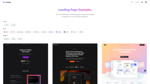 Landing Page Examples