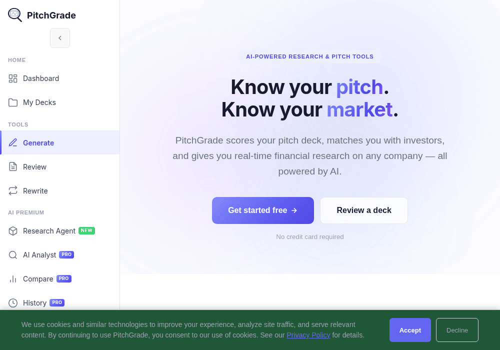 Pitchgrade