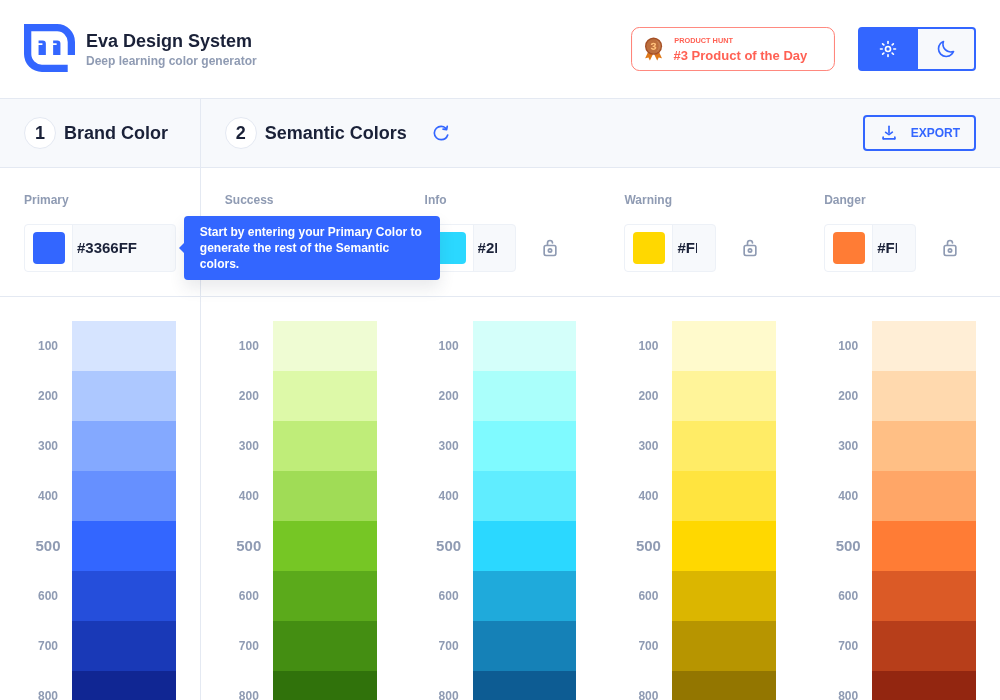 Eva Design System: