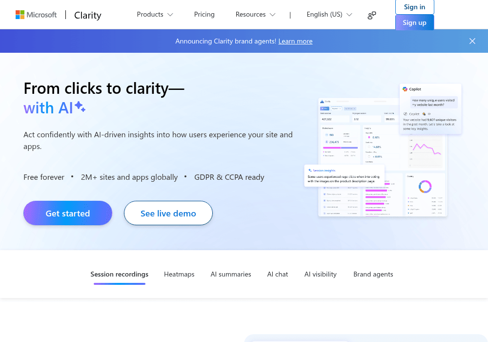Microsoft Clarity
