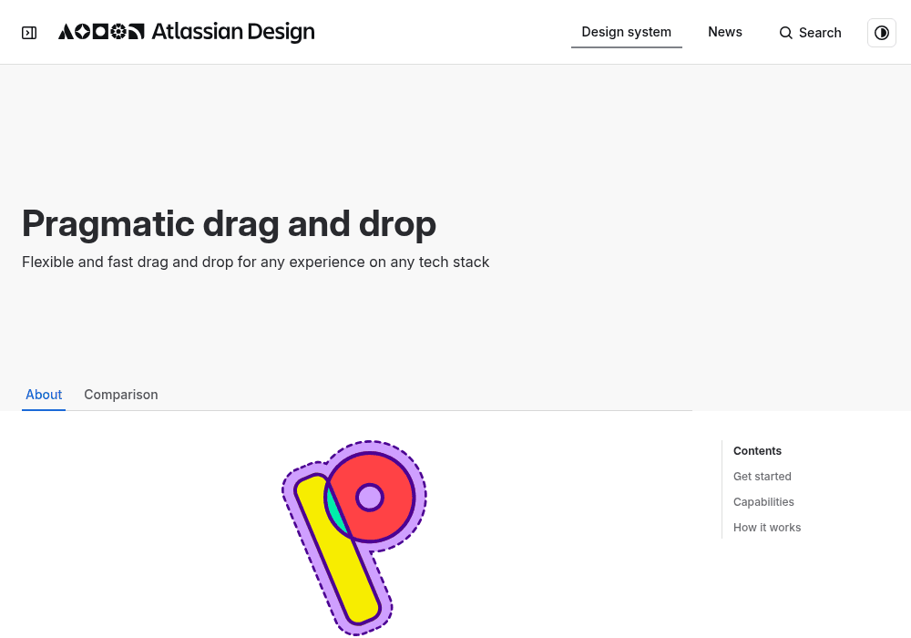 Pragmatic drag and drop