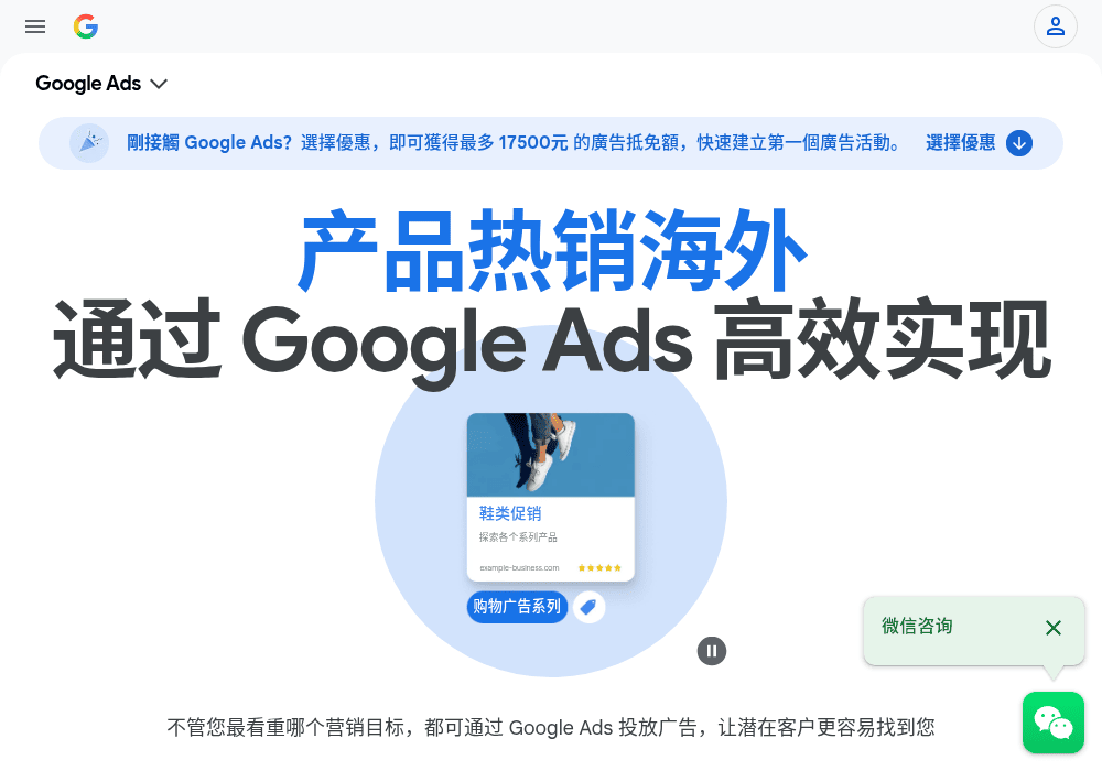 Google Ads(投广告)