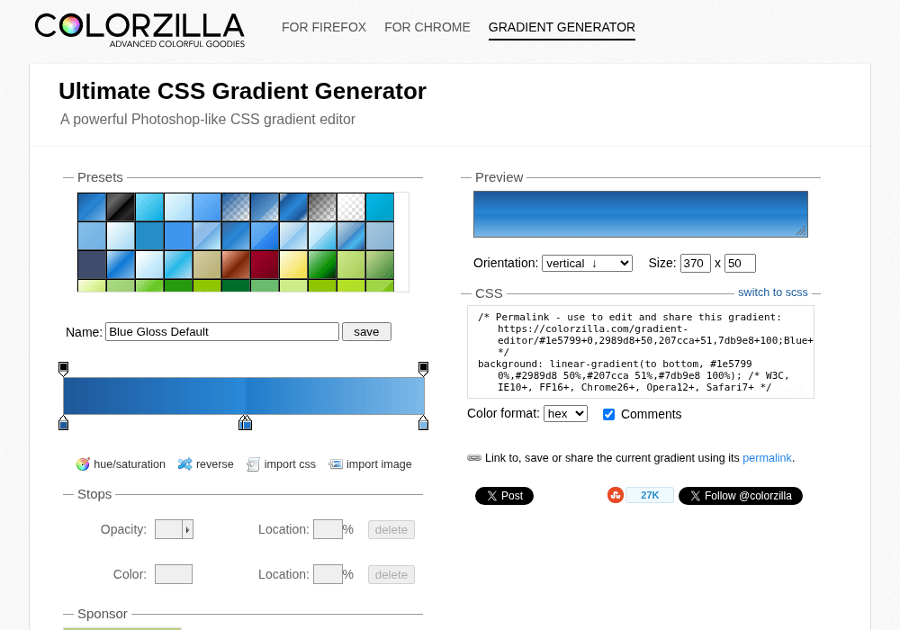 CSS Gradient