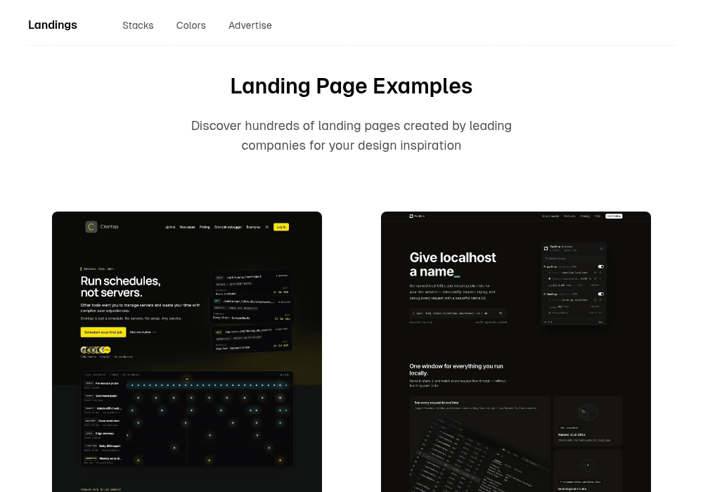 Landing Page Examples