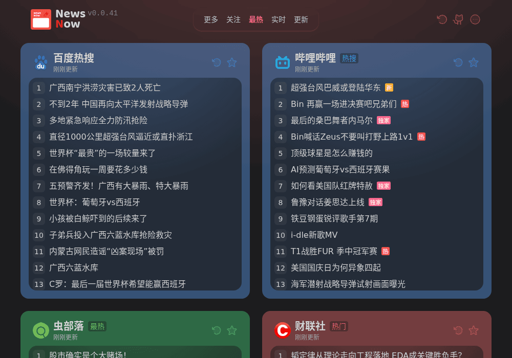 NewsNow | 最热