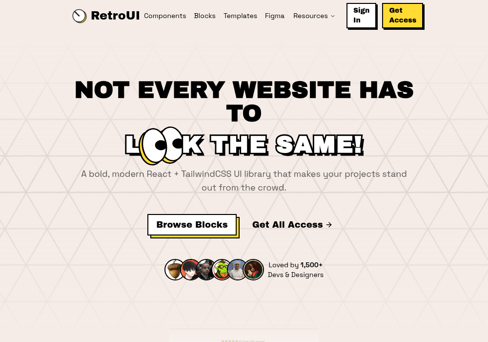 Retro UI