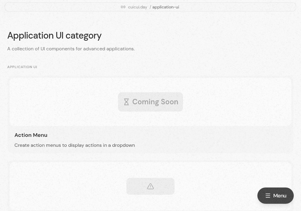 Application UI | CuiCui