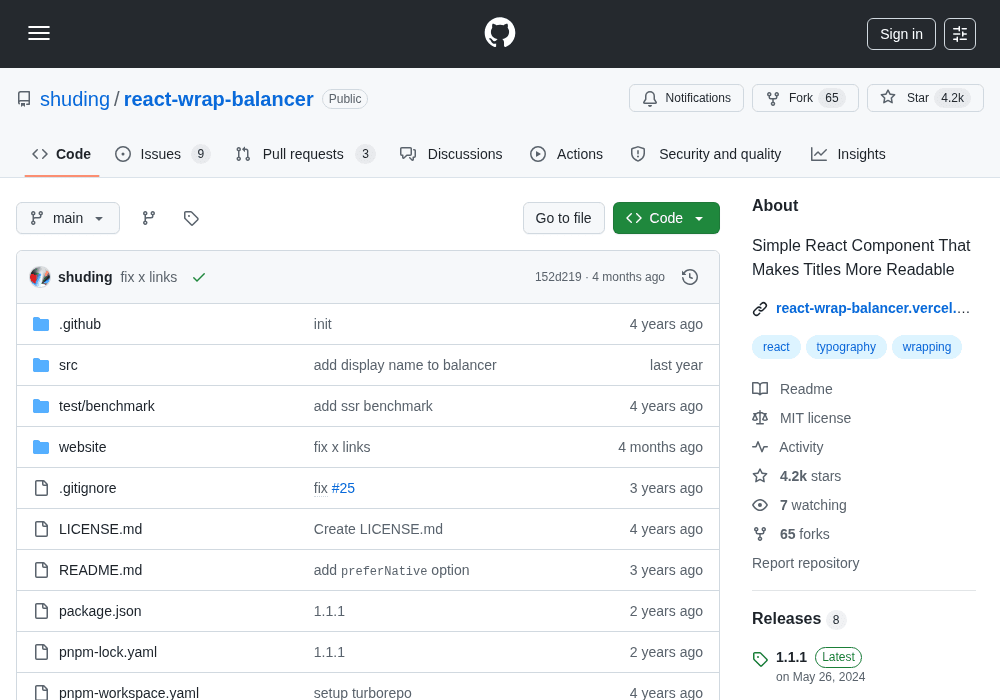 react-wrap-balancer