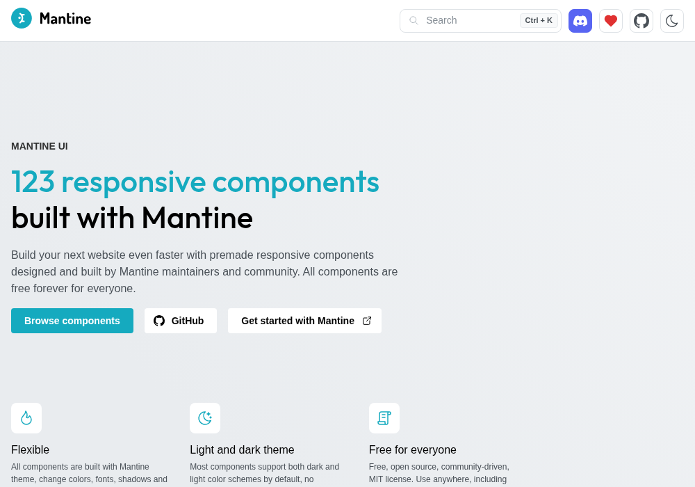 Mantine UI