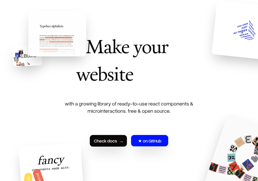 Fancy Components