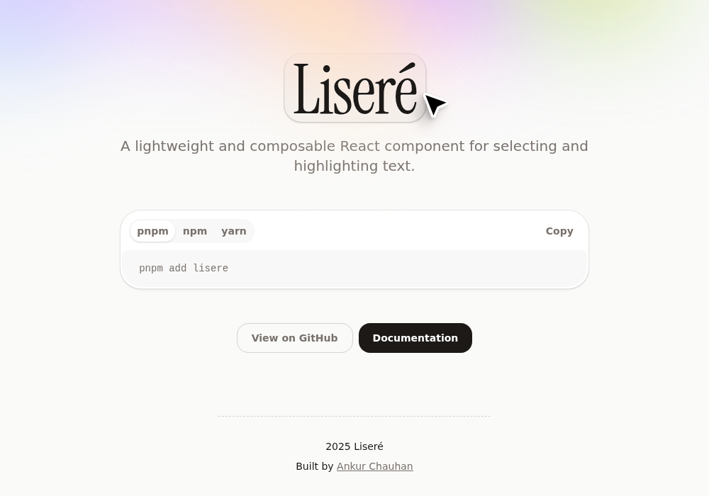Liseré