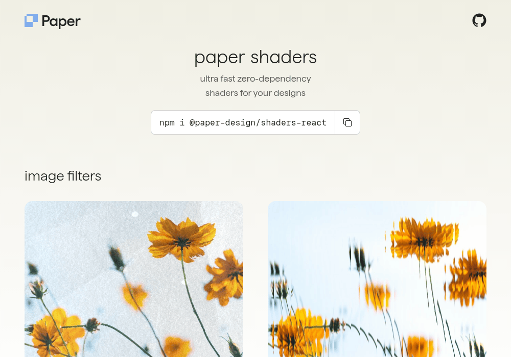 Paper Shaders