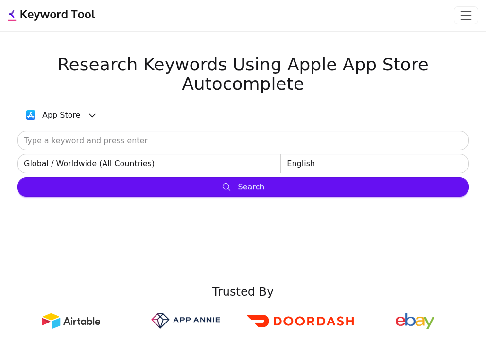 KeywordTool